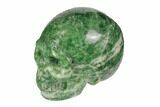 Realistic, Polished Hamine Jasper Skull #116520-1